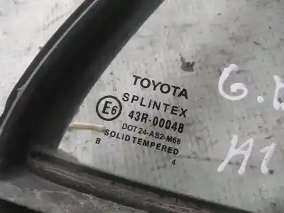 Peça sobressalente para automóvel em segunda mão vidro custódia triangular traseiro direito por toyota corolla (e12) 2.0 d-4d sol berlina referências oem iam as2  