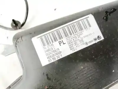 Автозапчастина б/у ліва бічна подушка безпеки для audi a4 b7 (8ec) 2.0 tdi quattro посилання на oem iam 8e0880242m  34008210c