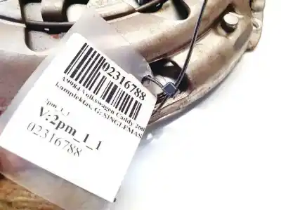 Автозапчастина б/у комплект зцеплення для volkswagen caddy ka/kb (2k) 2.0 sdi посилання на oem iam 122031710  