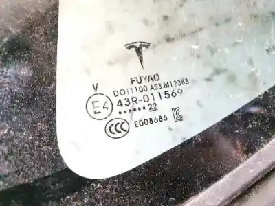 Автозапчасти б/у левое заднее стекло печати за tesla model y, 2020 --> 378kw awd 514 ag 2020 --> ссылки oem iam dot1100as3m12385  