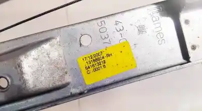 Second-hand car spare part passenger side right window regulator for bmw 3 (e30) m3 2.3 oem iam references 13188504  541613212