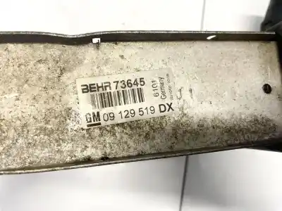 Peça sobressalente para automóvel em segunda mão intercooler por opel zafira a 2.0 dti referências oem iam 09129519dx  behr73645