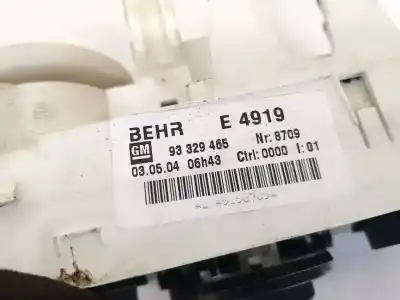 Peça sobressalente para automóvel em segunda mão comando de sofagem (chauffage / ar condicionado) por bmw 3 (e30) m3 2.3 referências oem iam 93329465  