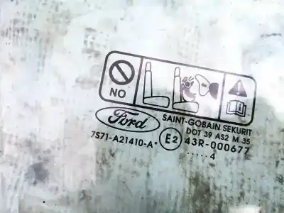 Second-hand car spare part front right glass window for nissan bluebird hatchback (t72, t12) 1.6 oem iam references as2  7s71-a21410-a