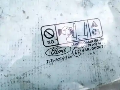 Second-hand car spare part left front glass window for nissan bluebird hatchback (t72, t12) 1.6 oem iam references as2  7s71-a21411-a