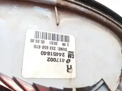 Автозапчастина б/у правий ліхтар для opel astra h caravan 1.7 16v cdti посилання на oem iam 24451840  417002