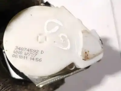 Автозапчастина б/у задній правий ремін безпеки для nissan bluebird hatchback (t72, t12) 1.6 посилання на oem iam 34074592d  