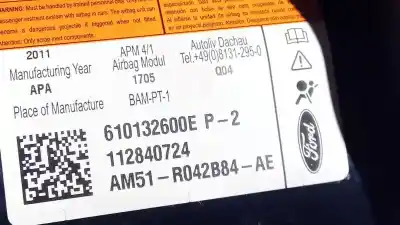 Second-hand car spare part front right air bag for nissan bluebird hatchback (t72, t12) 1.6 oem iam references 610132600e  112840724, am51-r042b84-ae
