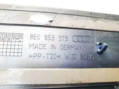 Автозапчасти б/у пластики за audi a4 b6 (8e2) 1.9 tdi quattro ссылки oem iam 8e0853373  