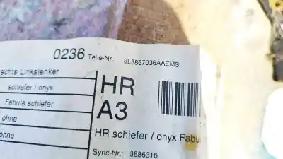 Pezzo di ricambio per auto di seconda mano plastiche per audi a3 (8l) 1.9 tdi ambition riferimenti oem iam 8l3867036aa  