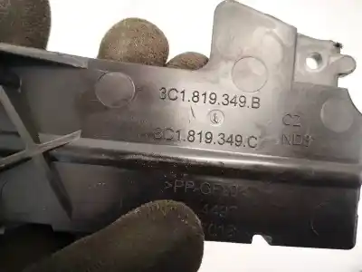 Автозапчастина б/у пластика для skoda superb (3u4) 2.0 tdi dpf посилання на oem iam 3c1819349b  3c1819349c