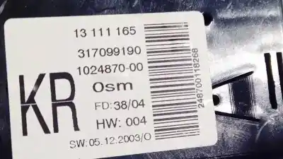 Second-hand car spare part multifunction display for bmw 3 (e30) m3 2.3 oem iam references 13111165  317099190, 1024870-00