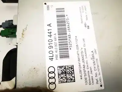 Peça sobressalente para automóvel em segunda mão módulo eletrônico por audi q7 (4l) 3.0 tdi referências oem iam 4l0910441a  4l0907441a