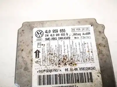 Second-hand car spare part airbag control unit for audi q7 (4l) 3.0 tdi oem iam references 4l0959655  4l0910655b