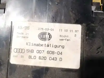 Автозапчасти б/у климат-контроль за audi a4 avant (b5) 1.8 ссылки oem iam 8l0820043d  5hb007608-04, d75-03-01