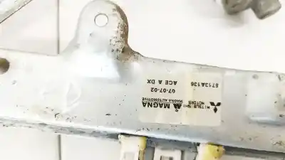 Автозапчастина б/у регулятор переднього правого скла для mitsubishi colt vi (z3_a, z2_a) 1.3 (z21a) посилання на oem iam 5713a136  