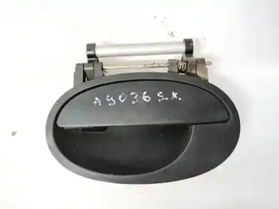 Peça sobressalente para automóvel em segunda mão puxador exterior traseiro esquerdo por opel meriva b 1.7 16v cdti referências oem iam 22175