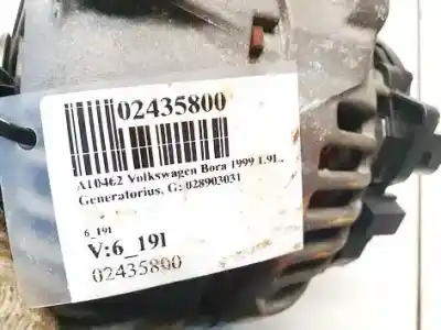 Автозапчасти б/у генератор за volkswagen bora variant (1j6) 1.9 tdi ссылки oem iam 028903031  