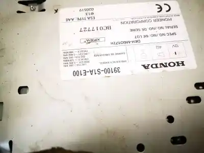 Second-hand car spare part audio system / radio cd for honda cr-v (rd8) 2.0 vtec cat oem iam references 39100s1ae100  39100-s1a-e100