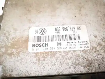Автозапчасти б/у блок управления двигателем за volkswagen bora variant (1j6) 1.9 tdi ссылки oem iam 038906019am  0281010091