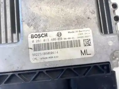 Pezzo di ricambio per auto di seconda mano centralina motore per renault clio i (b/c57_, 5/357_) 1.8 (b/c57c, b/c57u) riferimenti oem iam 0281013406  37820-rsr-e22