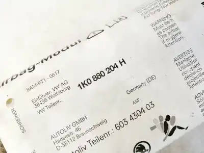 Автозапчасти б/у подушка безопасности передняя правая за skoda octavia combi (1z5) 2.0 tdi ссылки oem iam 1k0880204h  603430403
