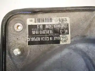 Second-hand car spare part rear right window regulator for skoda superb (3u4) 2.0 tdi dpf oem iam references 3t5839402a  