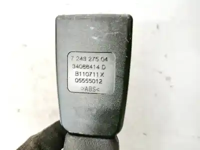 Pezzo di ricambio per auto di seconda mano gancio cintura posteriore sinistro per bmw 5-series, f07/f10 /f11 2010.03 - 2016.12 3.5 d 230kw 2011.09 --> riferimenti oem iam 724327504  34088414d