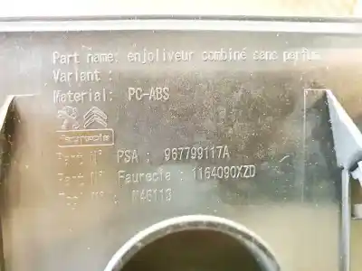 Pezzo di ricambio per auto di seconda mano plastiche per citroen c4 picasso ii 1.6 bluehdi 120 riferimenti oem iam 967799117a  1164090xzd