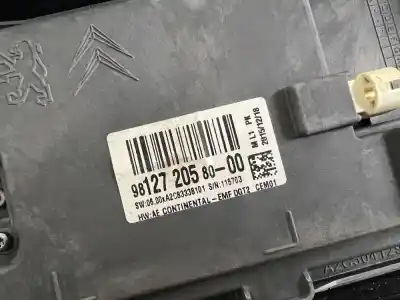 Pezzo di ricambio per auto di seconda mano display multifunzione per citroen c4 picasso ii 1.6 bluehdi 120 riferimenti oem iam 981272058000  850a6447, 9801115xu, 28324670, 96777946