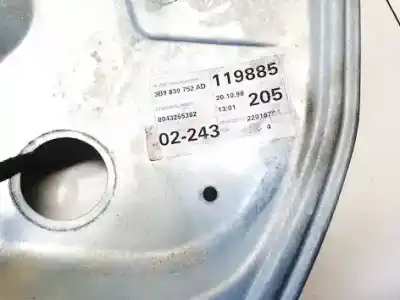 Автозапчастина б/у регулятор скла заднього правого для volkswagen passat variant (3b5) 1.9 tdi посилання на oem iam 3b9839752ad  