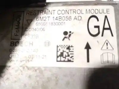 Автозапчастина б/у блок управління подушками безпеки для nissan bluebird hatchback (t72, t12) 1.6 посилання на oem iam 6m2t14b056ad  