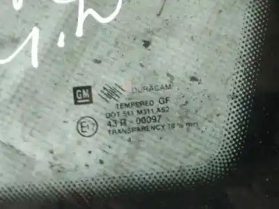 Peça sobressalente para automóvel em segunda mão vidro custódia triangular traseiro direito por bmw 3 (e30) m3 2.3 referências oem iam as2  