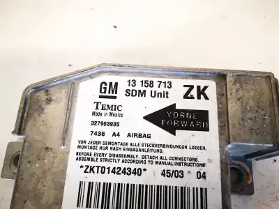 Second-hand car spare part airbag control unit for bmw 3 (e30) m3 2.3 oem iam references 13158713  327963935