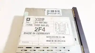 Tweedehands auto-onderdeel audiosysteem / radio-cd voor opel zafira a monospace (t98) 2.0 dti 16v (f75) oem iam-referenties 24469302  330886636