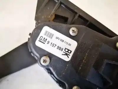 Second-hand car spare part accelerator pedal for opel astra h caravan 1.7 16v cdti oem iam references 9157998  6pv008112-00