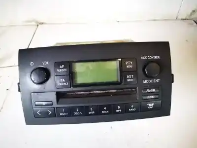 Peça sobressalente para automóvel em segunda mão sistema de áudio / rádio cd por toyota corolla verso (_e12_) 2.0 d-4d (cde120_) referências oem iam 8612013060b0