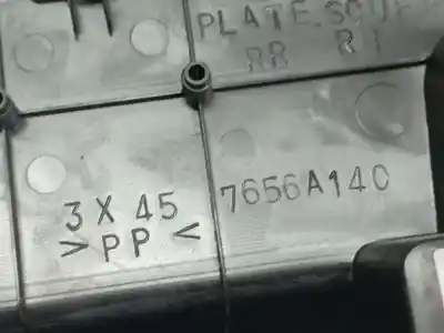 Автозапчастина б/у пластикler для mitsubishi asx (ga0w) 1.8 di-d cat посилання на oem iam 7656a140  7656a140