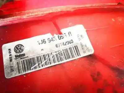 Автозапчастина б/у правий ліхтар для volkswagen golf iv (1j1) 1.4 16v посилання на oem iam 1j6945096r  