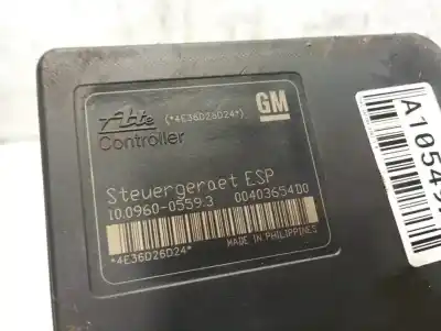 Peça sobressalente para automóvel em segunda mão abs por opel zafira / zafira family b (a05) 1.9 cdti (m75) referências oem iam 13234911  100206-02484, 100960-05593