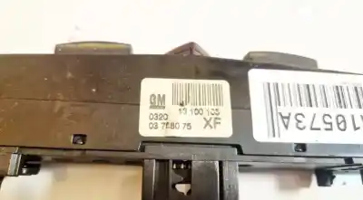 Peça sobressalente para automóvel em segunda mão interruptor 4 piscas - emergência por opel zafira / zafira family b (a05) 1.9 cdti (m75) referências oem iam 13100106  03758075