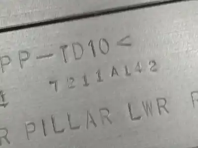 Автозапчастина б/у пластикler для mitsubishi asx (ga0w) 1.8 di-d cat посилання на oem iam 7211a142  7211a142, pp-td10<, pillar lwr r , pptd10, pillarlwrr