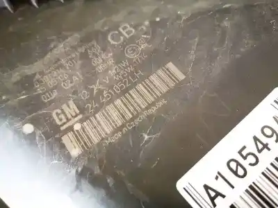 Peça sobressalente para automóvel em segunda mão farol / farolim esquerdo por opel zafira / zafira family b (a05) 1.9 cdti (m75) referências oem iam 24451052  0301214201
