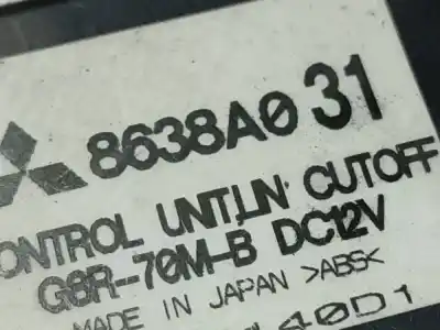 Автозапчастина б/у електронний модуль для mitsubishi asx (ga0w) 1.8 di-d cat посилання на oem iam 8638a031  8638a031, g8r-70m-b, g8r70mb