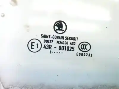 Second-hand car spare part rear right glass window for skoda superb ii (3t4) 1.8 tsi oem iam references dot27m24100as2  