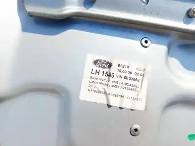 Second-hand car spare part driver left window regulator for nissan bluebird hatchback (t72, t12) 1.6 oem iam references 4m51a203a29bj  4m51a219a65el