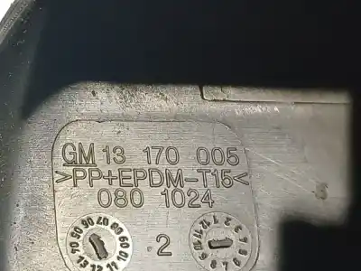 Pezzo di ricambio per auto di seconda mano plastiche per opel zafira / zafira family b (a05) 1.9 cdti (m75) riferimenti oem iam gm13170005  gm 13 170 005, 080 1024, 0801024