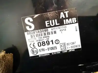 Second-hand car spare part electronic module for subaru outback (bl, bp) 3.0 awd (bpe) oem iam references 88281ag060  x1t17077h4