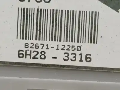 Pezzo di ricambio per auto di seconda mano pezzi vari per toyota auris (_e15_) 2.0 d-4d (ade150_) riferimenti oem iam 8267112250  82671-12250, 6h28-3316, 6h283316
