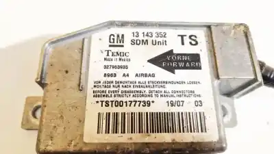 Second-hand car spare part airbag control unit for opel combo 1.7 16v cdti oem iam references 13143352  327963935